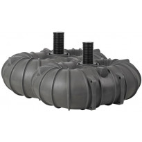 Lokasäiliö Meltex MX-Luja 2 x 5000 L, kytkettynä