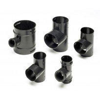 Salaojaputken t-liitos Meltex, ø50-65/125 mm