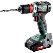 Akkuporakone Metabo 18 L BL QUICK, 18V, 2x2.0Ah akuilla