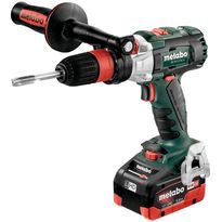 Akkuporakone Metabo GB 18 LTX BL Q I, 18V, 2x5.5Ah LiHD akuilla