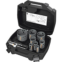 TCT-reikäsahasarja Mandrex UltraXcut, Ø22-95mm, 11-os.