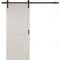 Liukuovi Mirror Line Ladon Ovi -valmispaketti, 1067 mm, valkoinen