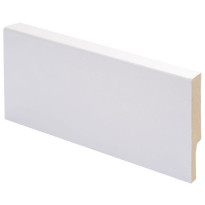 Jalkalista Maler R2, 14x70x2800mm, MDF, valkoinen