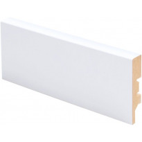 Jalkalista Maler R2 Aava, 12x58x2750mm, MDF, valkoinen