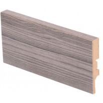 Jalkalista Maler R2 Aava, 12x70x2750mm, MDF, harmaa tammi