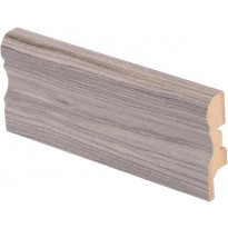 Jalkalista Maler Aura, 16x60x2750mm, MDF, harmaa tammi