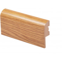 Jalkalista Maler R10 Pyörre, 22x70x2750mm, MDF, tammi