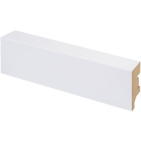 Jalkalista Maler R2 16x42x2750mm, mdf, valkoinen laminaatti