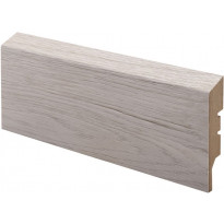 Jalkalista Maler ART Siru, 16x65x2750mm, MDF, aito tunne tuhka