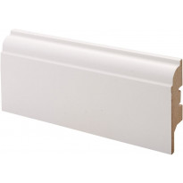Jalkalista Maler Koski, 16x65x2750mm, MDF, valkoinen
