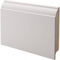 Jalkalista Maler Koski, 19x113x2750mm, MDF, valkoinen