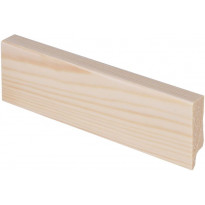 Jalkalista Maler Aava, 12x42x2700mm, mänty, lakattu