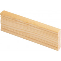 Jalkalista Maler Smart Aura, 12x42x3300mm, mänty, puuvalmis