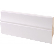 Jalkalista Maler Smart Piirto, 16x70x3300mm, mänty, valkoinen