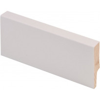 Jalkalista Maler Aava, 12x58x2700mm, mänty, valkoinen