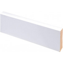 Jalkalista Maler Smart Aava, 12x52x3300mm, mänty, valkoinen