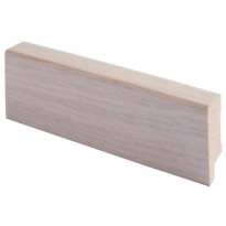 Jalkalista Maler ART Aava R2, 16x42x2700mm, tammiviilu, valkolakattu