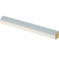 Mattolista Maler Pyörre, 12x16x2750mm, MDF, valkoinen