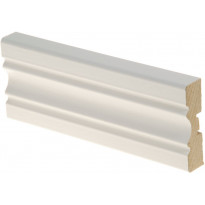 Peitelista Maler Aura, 16x60x2200mm, MDF, valkoinen