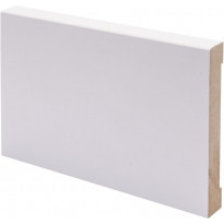 Peitelista Maler Smart Aava, 12x92x3660mm, MDF, puolikiiltävä valkoinen