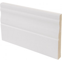 Peitelista Maler Kuru, 12x92x3300mm, MDF, valkoinen