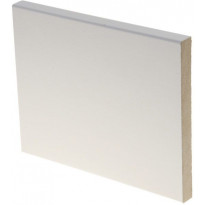 Peitelista Maler Aava, 12x120x3660mm, MDF, valkoinen