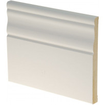 Peitelista Maler Kuru, 12x120x2200mm, MDF, valkoinen