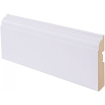 Peitelista Maler Koski, 16x65x2200mm, MDF, puhdas valkoinen