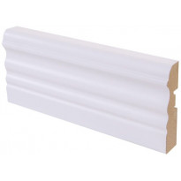 Peitelista Maler Laine, 16x65x2200mm, MDF, puhdas valkoinen