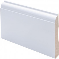 Peitelista Maler Koski, 15x90x2200mm, mänty, valkoinen