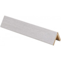 Taitelista Maler ART Aava, 4x30x30x2750mm, MDF, metalli, hopea