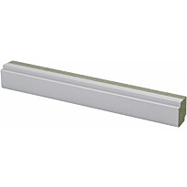 Varjolista Maler SPA, 15x19x2400mm, MDF, kosteudenkestävä, valkoinen
