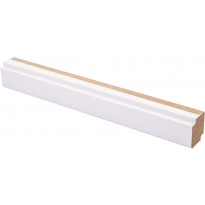 Varjolista Maler Aava, 16x19x2750mm, MDF, mattavalkoinen