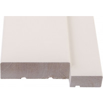 Kynnys Maler kyntteellinen, 92x22/29mm, M10, jalopuu, valkoinen