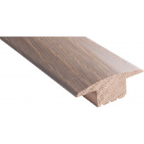 T-lista Maler, 21x60x2450/17mm, tammi, harmaalakattu