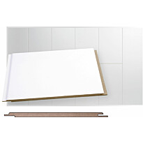 Kattopaneeli Maler Smart D2D STP-0, 6x160x2070mm, MDF, ympäripontattu, valkoinen