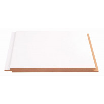 Sisustuspaneeli Maler STP-5, 10x195x2070mm, MDF, ympäripontattu, valkoinen