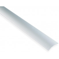 Saumalista Maler sileä, 5x30x2000mm, alumiini, tarra, hopea anodisoitu