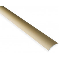 Saumalista Maler sileä, 5x30x2000mm, alumiini, tarra, kulta anodisoitu