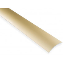 Eritasolista Maler sileä, 0-10mm, 6.2x41x2000mm, alumiini, tarra, kulta anodisoitu