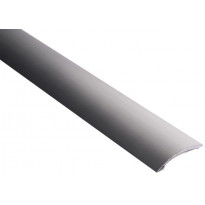 Eritasolista Maler sileä, 0-10mm, 6.2x41x1000mm, alumiini, tarra, harjattu grafiitti