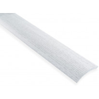 Eritasolista Maler sileä, 0-10mm, 6.2x41x2000mm, alumiini, tarra, vanilla tammi