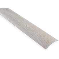 Eritasolista Maler sileä, 0-10mm, 6.2x41x1000mm, alumiini, tarra, tuhkatammi