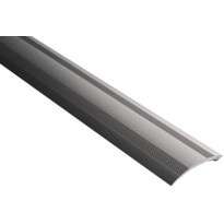 Eritasolista Maler uritettu, 0-10mm, 6.2x41x2000mm, alumiini, tarra, harjattu grafiitti