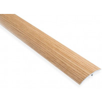 Eritasolista Maler sileä, 0-10mm, 5x40x2000mm, alumiini, tulppa, tammi