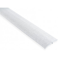 Eritasolista Maler sileä, 0-10mm, 5x40x2000mm, alumiini, tulppa, vanilla tammi