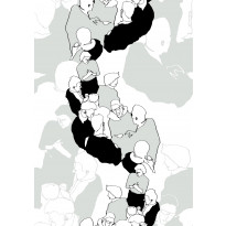 Kuitutapetti Marimekko Ystävät, 23361, 0,70x10,05m, non-woven