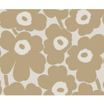 Tapetti Marimekko Unikko, hiekka, 0.7x10.05m