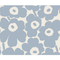 Tapetti Marimekko Unikko, vaaleansininen, 0.7x10.05m