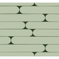 Tapetti Marimekko Putki, vihreä, 0.7x10.05m